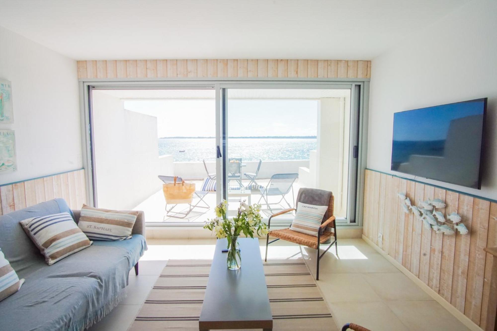 -Te Moana- Beau T2 Bis Surplombant La Mer Avec Parking 콩카르노 외부 사진