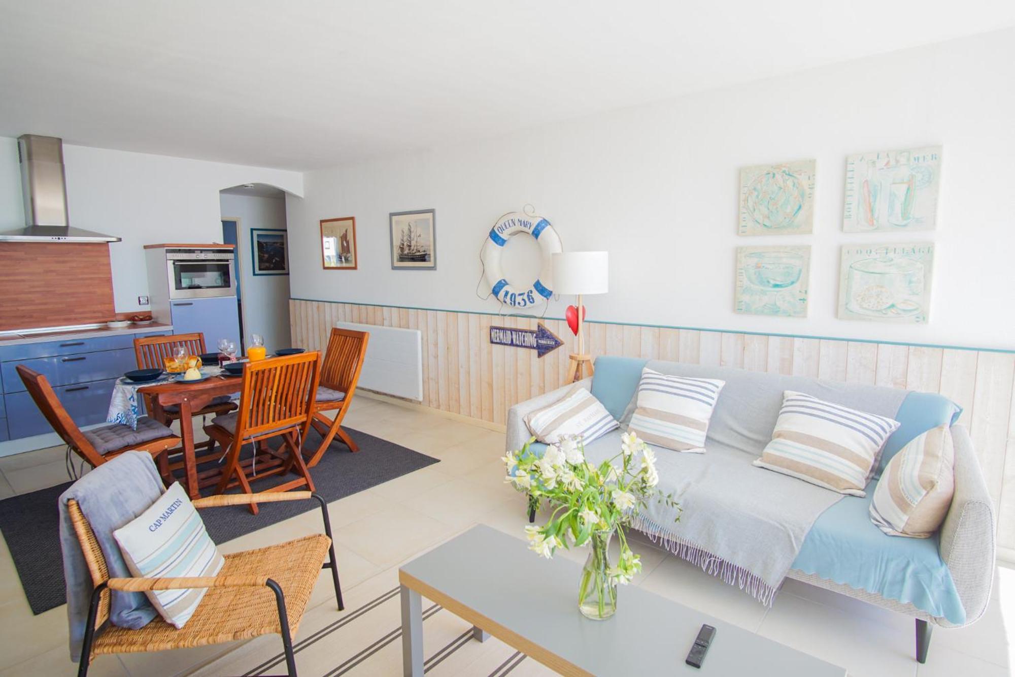 -Te Moana- Beau T2 Bis Surplombant La Mer Avec Parking 콩카르노 외부 사진