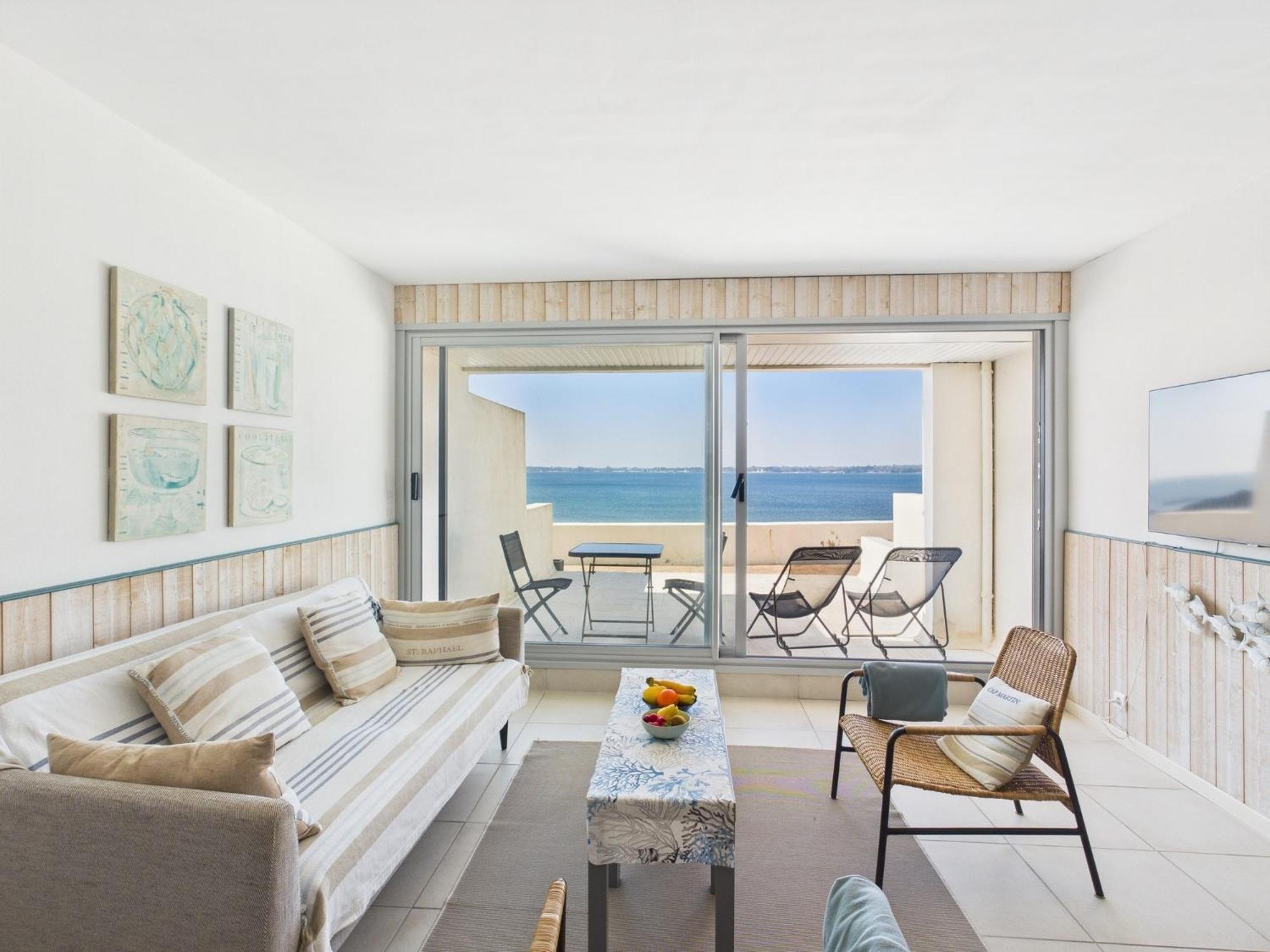 -Te Moana- Beau T2 Bis Surplombant La Mer Avec Parking 콩카르노 외부 사진